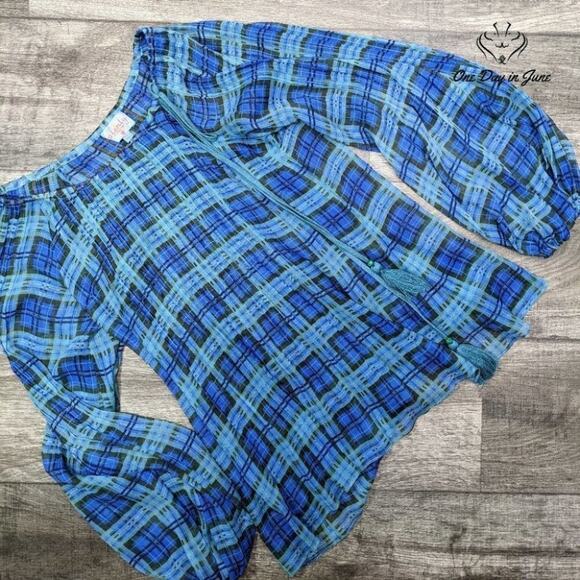 Plenty by Tracy Reese Long Sleeve Sheer top Size 4 - Picture 1 of 5